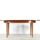 Table extensible oblongue en teck du milieu du siècle. Style vintage moderne/danois/rétro.