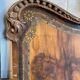 Pair of Art Nouveau cast iron headboards, Italy circa 1900