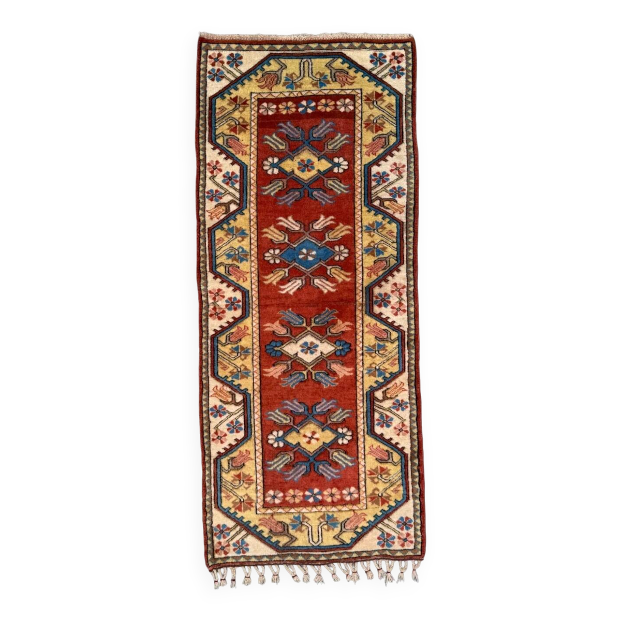 Vintage Turkish runner 81x190 cm Milas rug, 2575