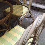 Bamboo garden dining room