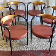 Set of 6 designer chairs, Boléro model, by Archirivolto - 80s/90s