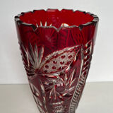 Vase en cristal taillé