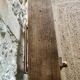 Restored antique wooden workbench
