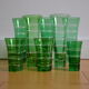 8 glasses Murano Italy 60s