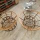 Rattan armchairs