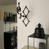 Wrought iron wall lights from the 60s