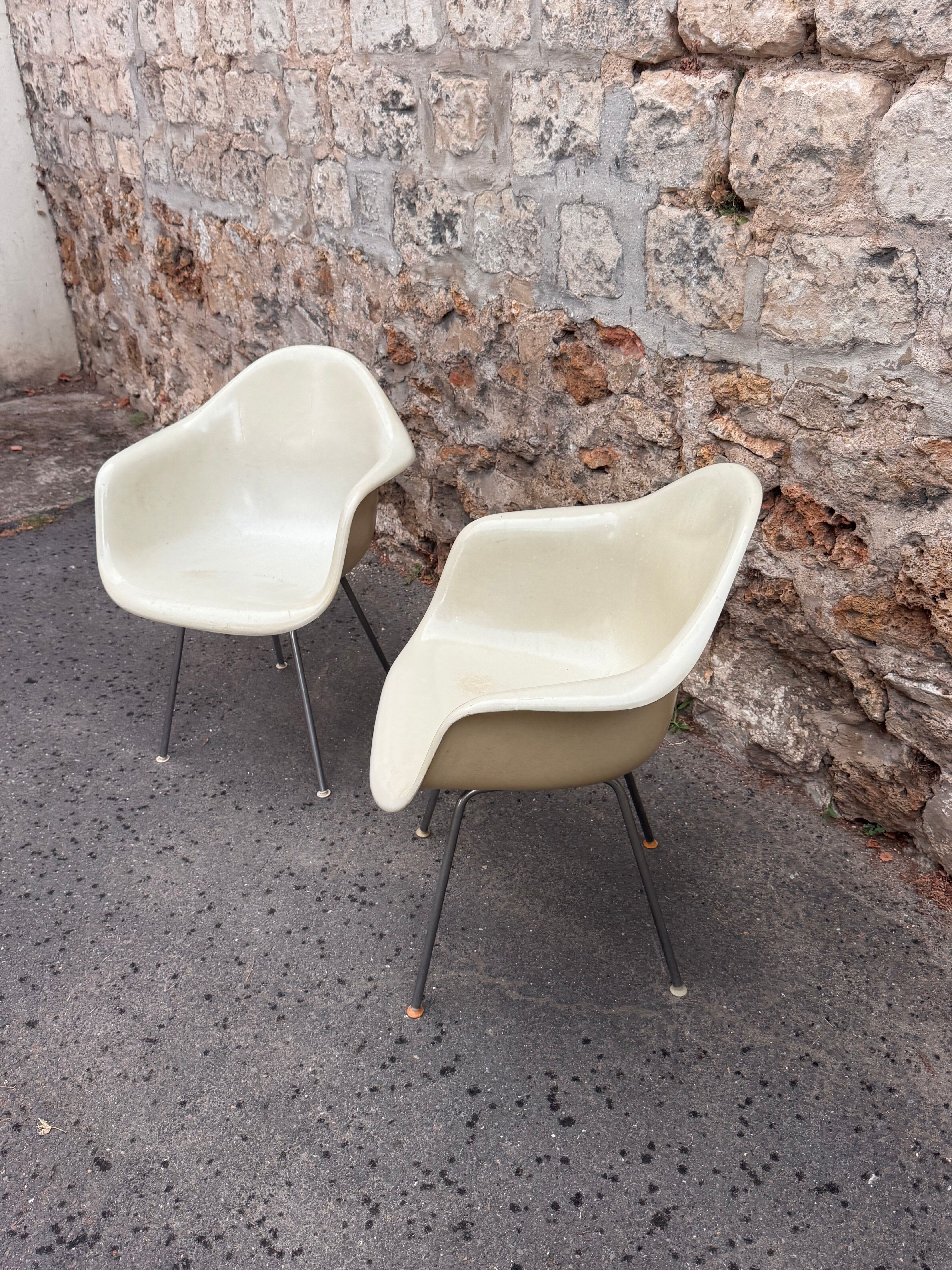 Paire de Fauteuil DAX - Charles & Ray Eames