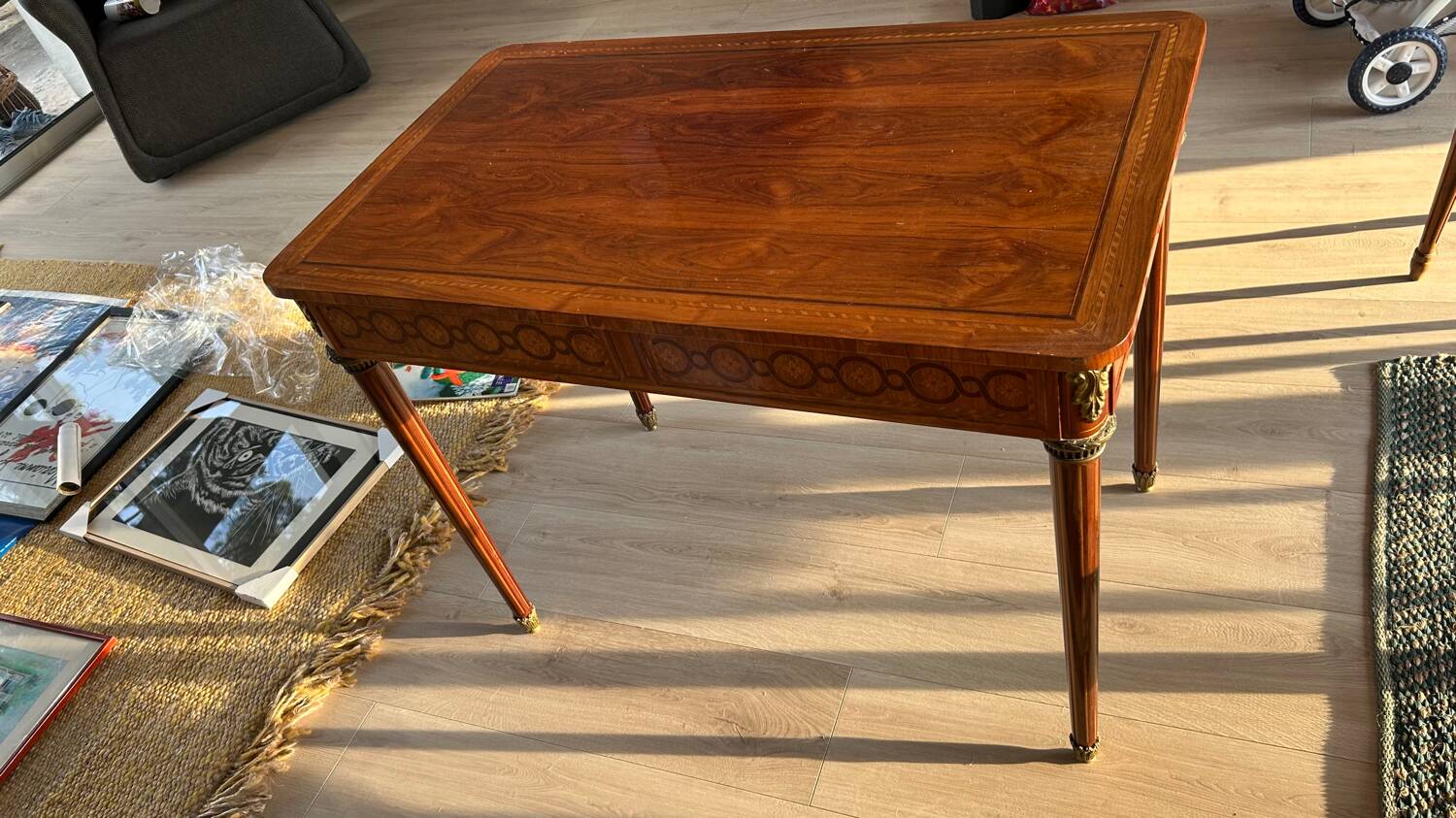 Marquetry table
