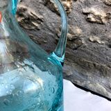 Pichet vintage en verre de soude