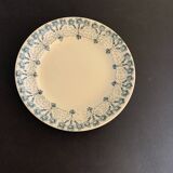 8 old blue blue longwy flat plates 1900 priming model