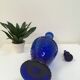 Cobalt blue glass Empoli style carafe