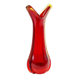 Vase en verre de Murano du milieu du siècle par Flavio Poli pour Seguso, Italie, années 1960