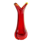 Vase en verre de Murano du milieu du siècle par Flavio Poli pour Seguso, Italie, années 1960