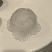 Portieux crystal sugar bowl