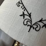 English lamp in brass and altuglass