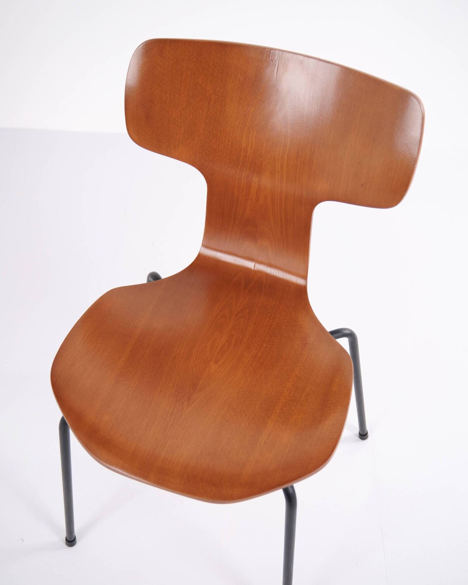 Set of 6 dining chairs – T-Chair / Hammer Chair – Model 3103 – Fritz Hansen