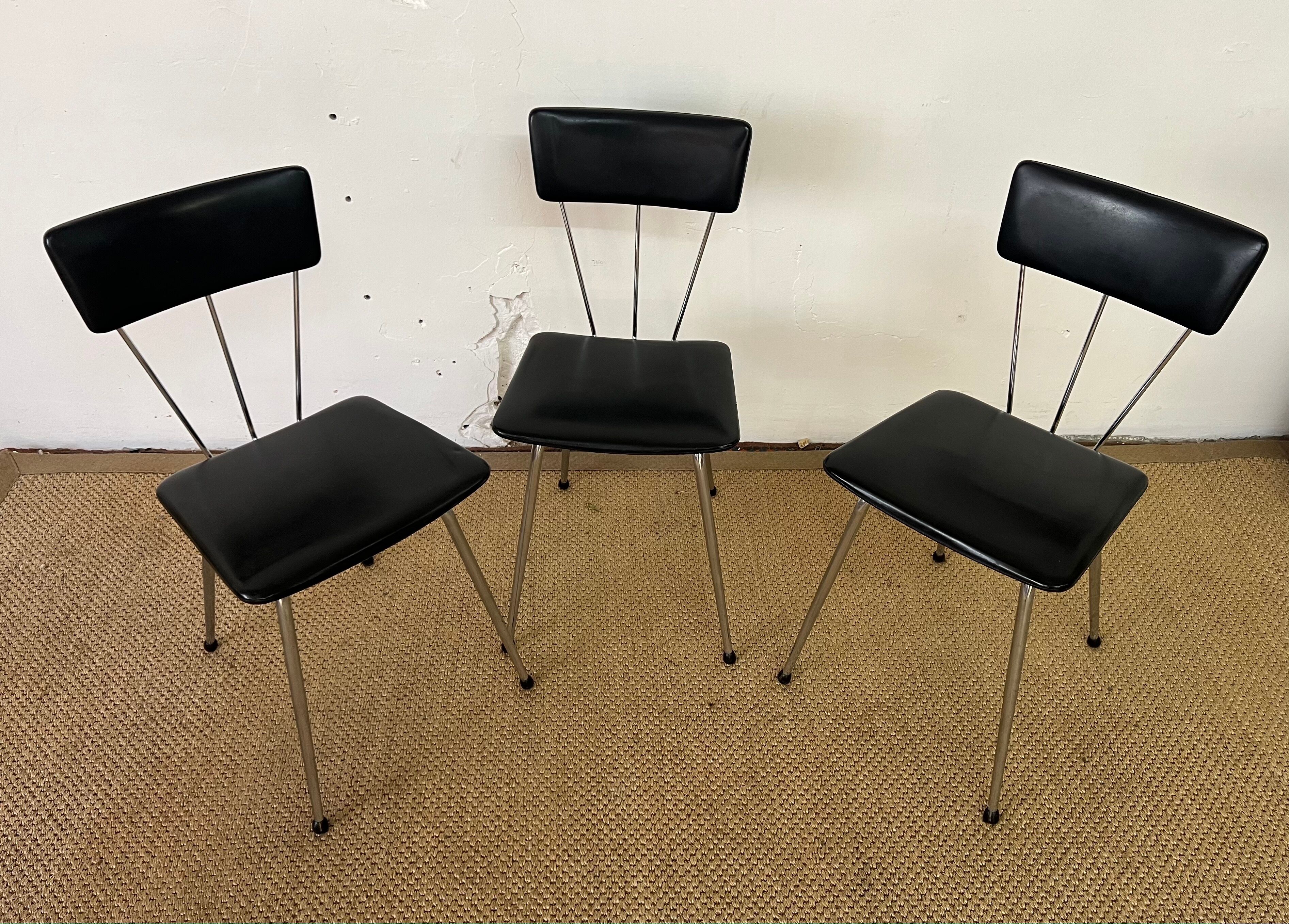 Lot de 3 chaises vintage Soudexvinyl