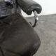 Stressless armchair and ottoman in leather from the 1970s.