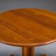 Vintage Scandinavian Danish teak round side table by Axelsen, 2003