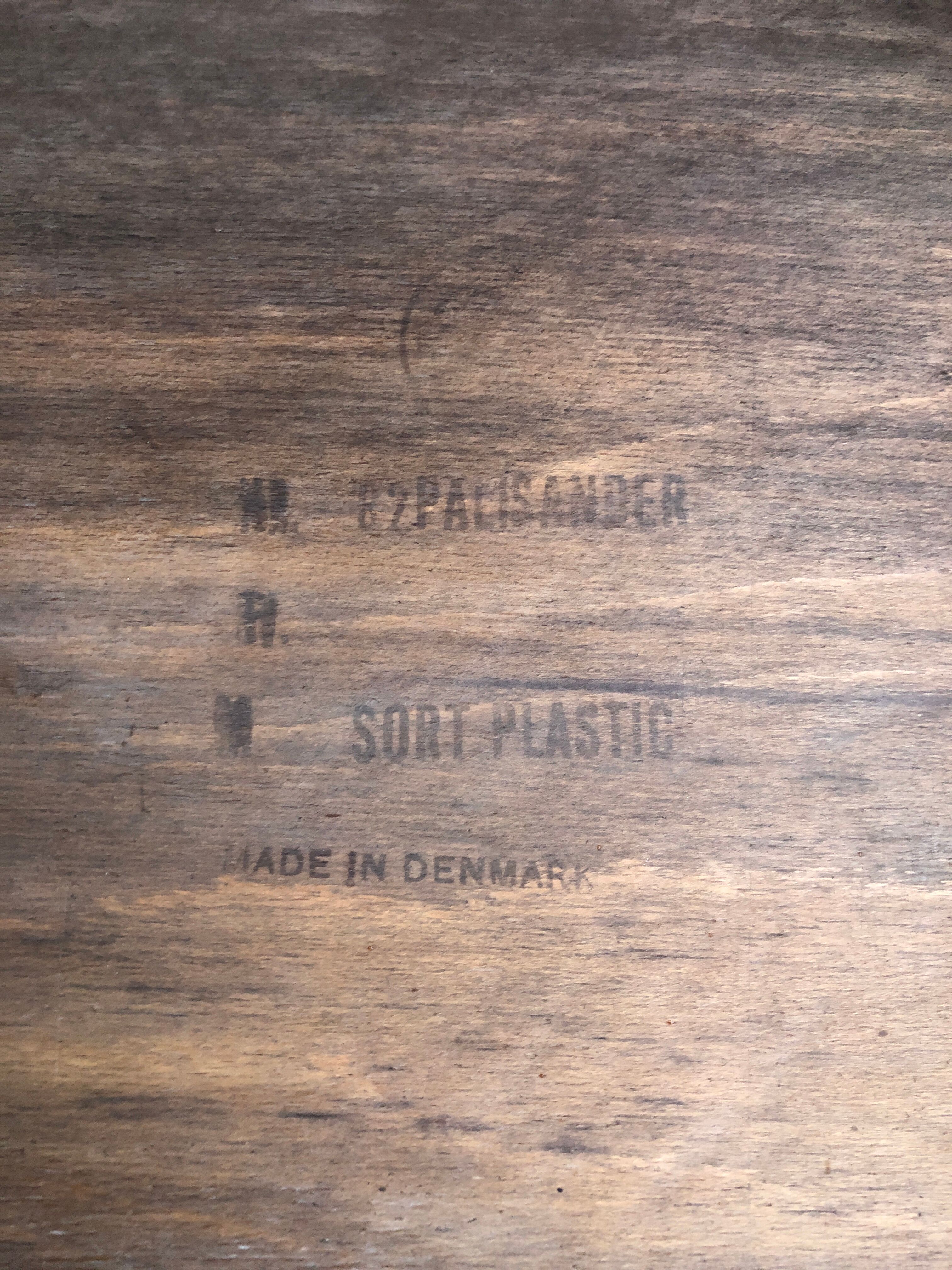 Set of 3 Danish rosewood chairs