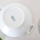 René model tureen or salad bowl, Saint Amand, Terre de Fer, French manufacture
