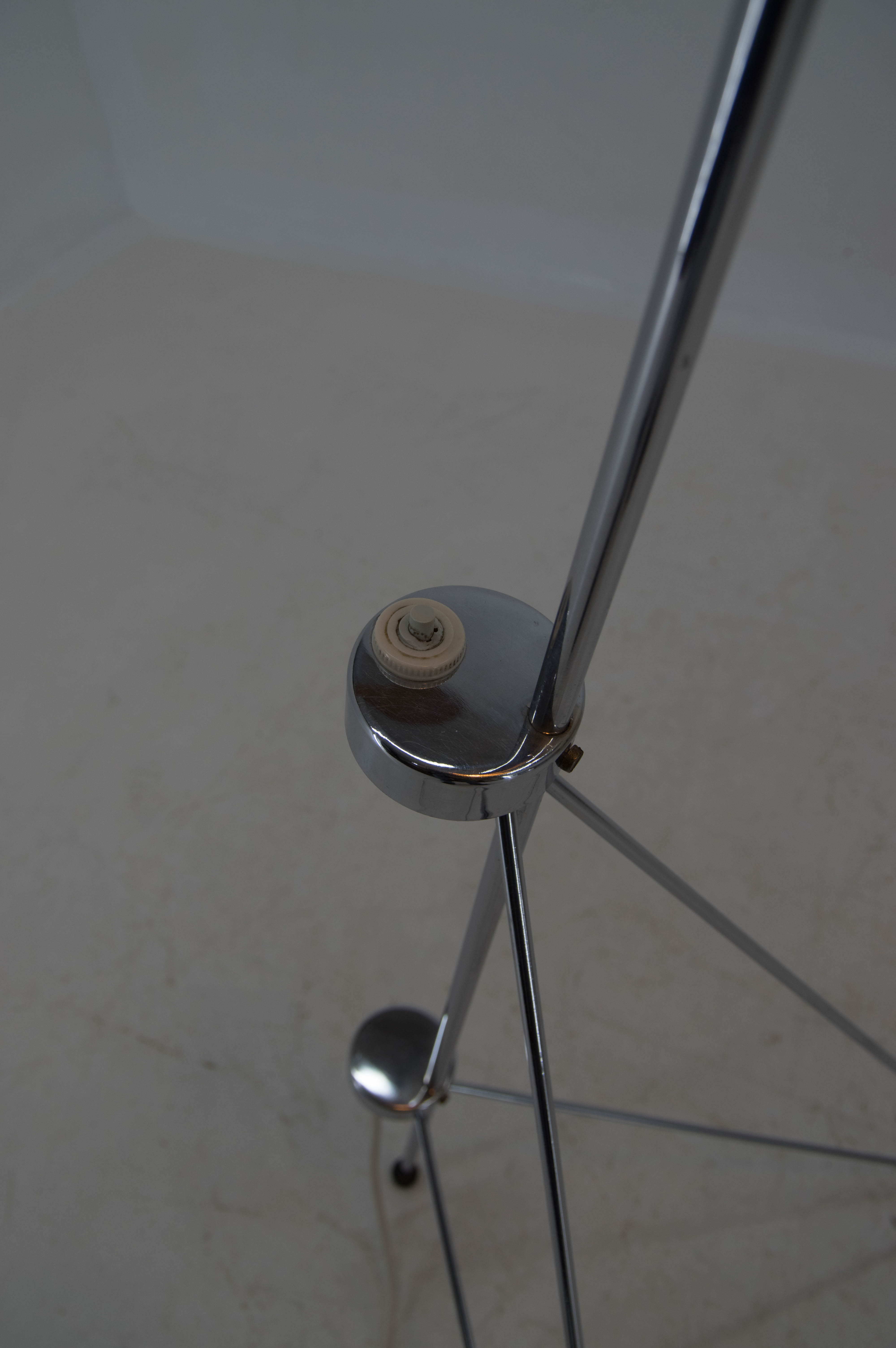 Floor lamp by Hurka for Napako, 1950s, restored