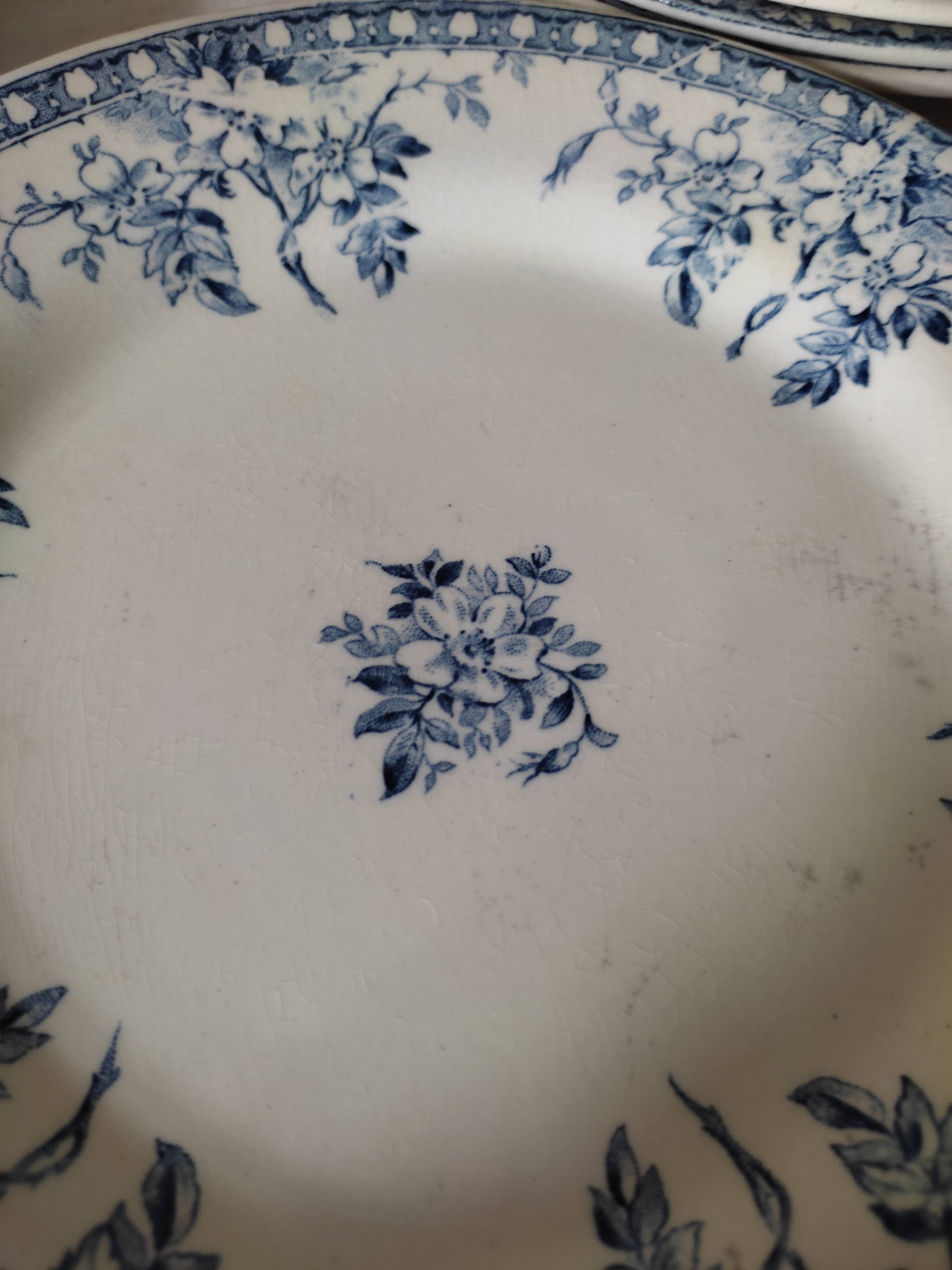 Set of 5 gien plates Terre de Fer