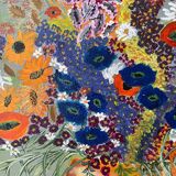 Old painting bouquet of flowers