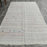 6x10 neutral textured hemp rug,174x309cm