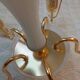 Vintage 1970s Franco Luce Murano Glass Ceiling Chandelier Made in Italy