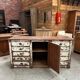 Fine oak furniture from the late 19th century.