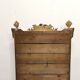 Large antique pediment mirror with parecloses