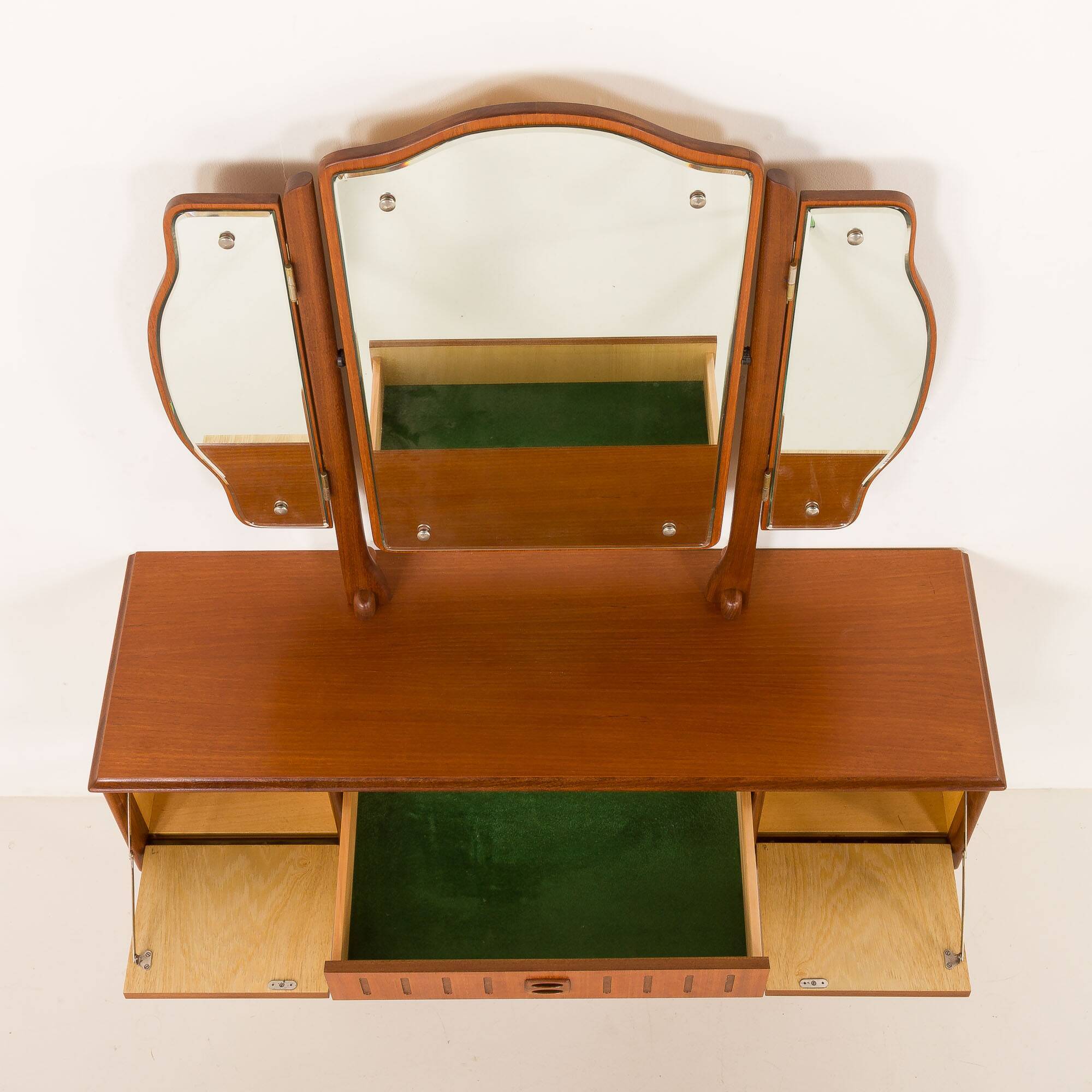 Scandinavian mid-century teak dressing table in teak, Norway, 1970s