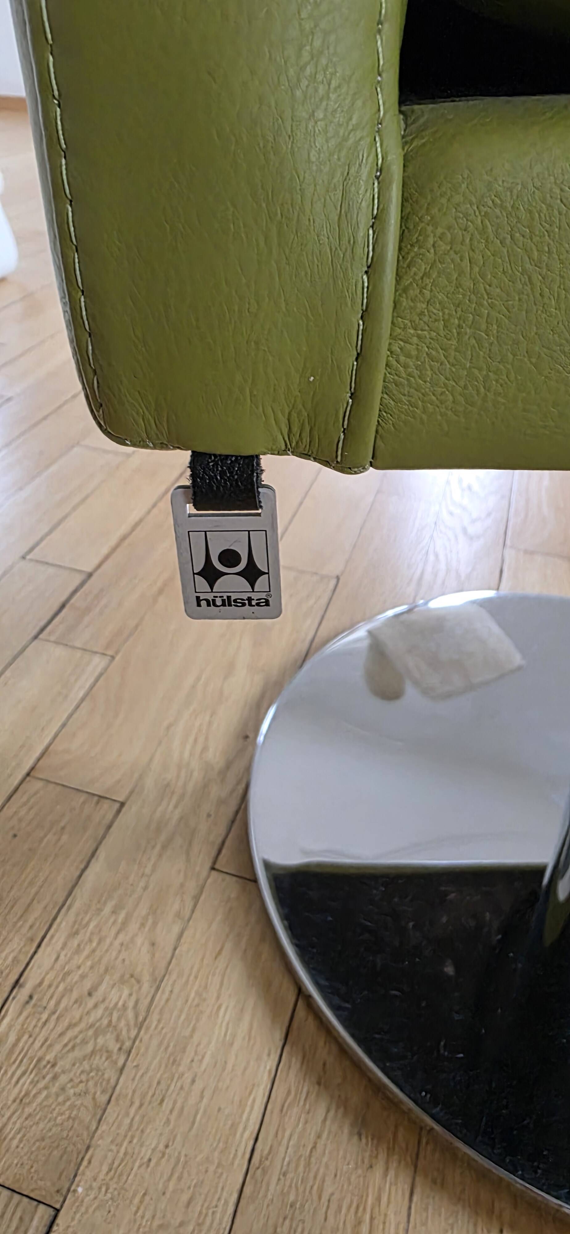 Hülsta leather armchair