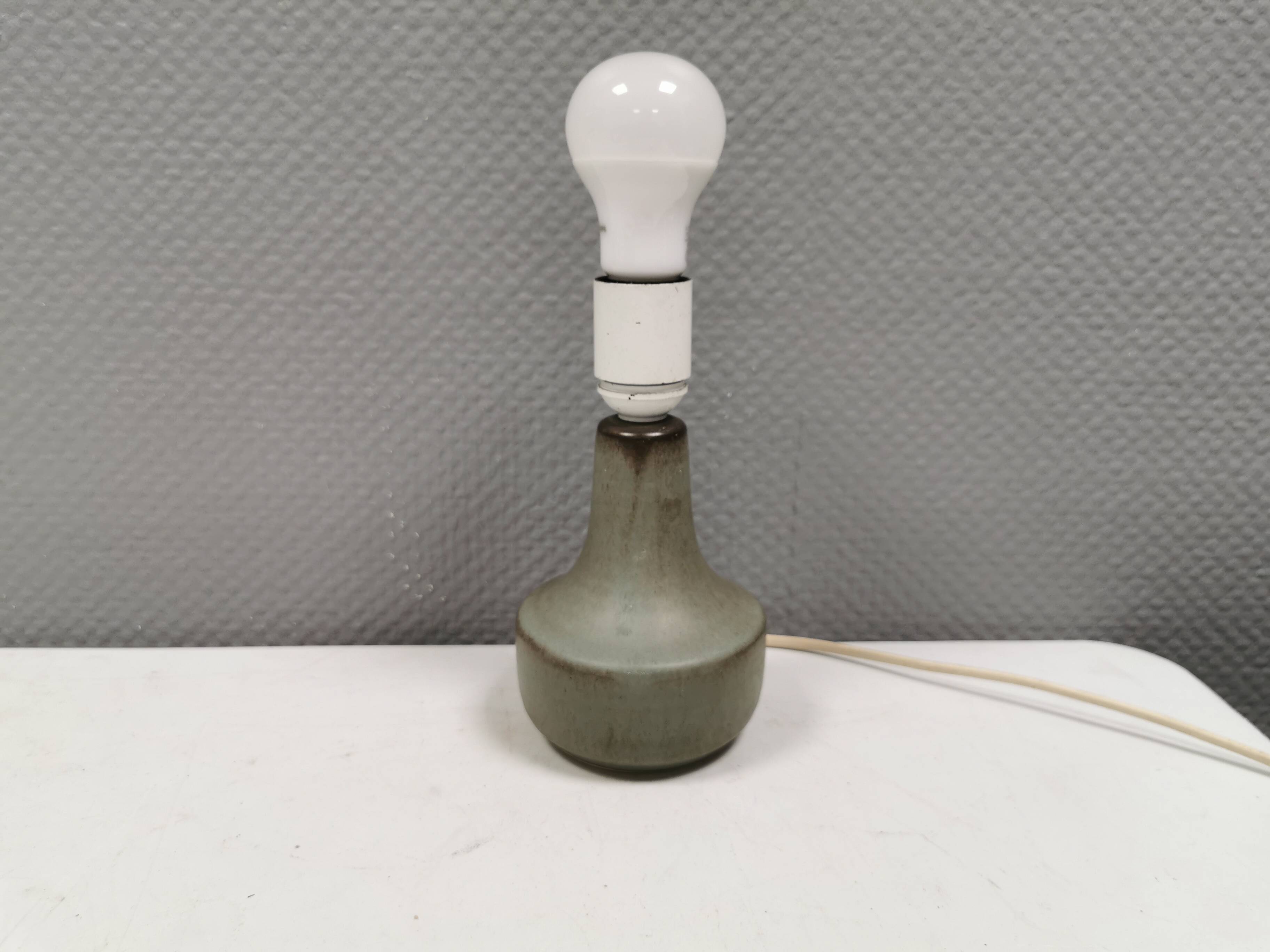 Small ceramic table lamp, Danish from the 1980s.