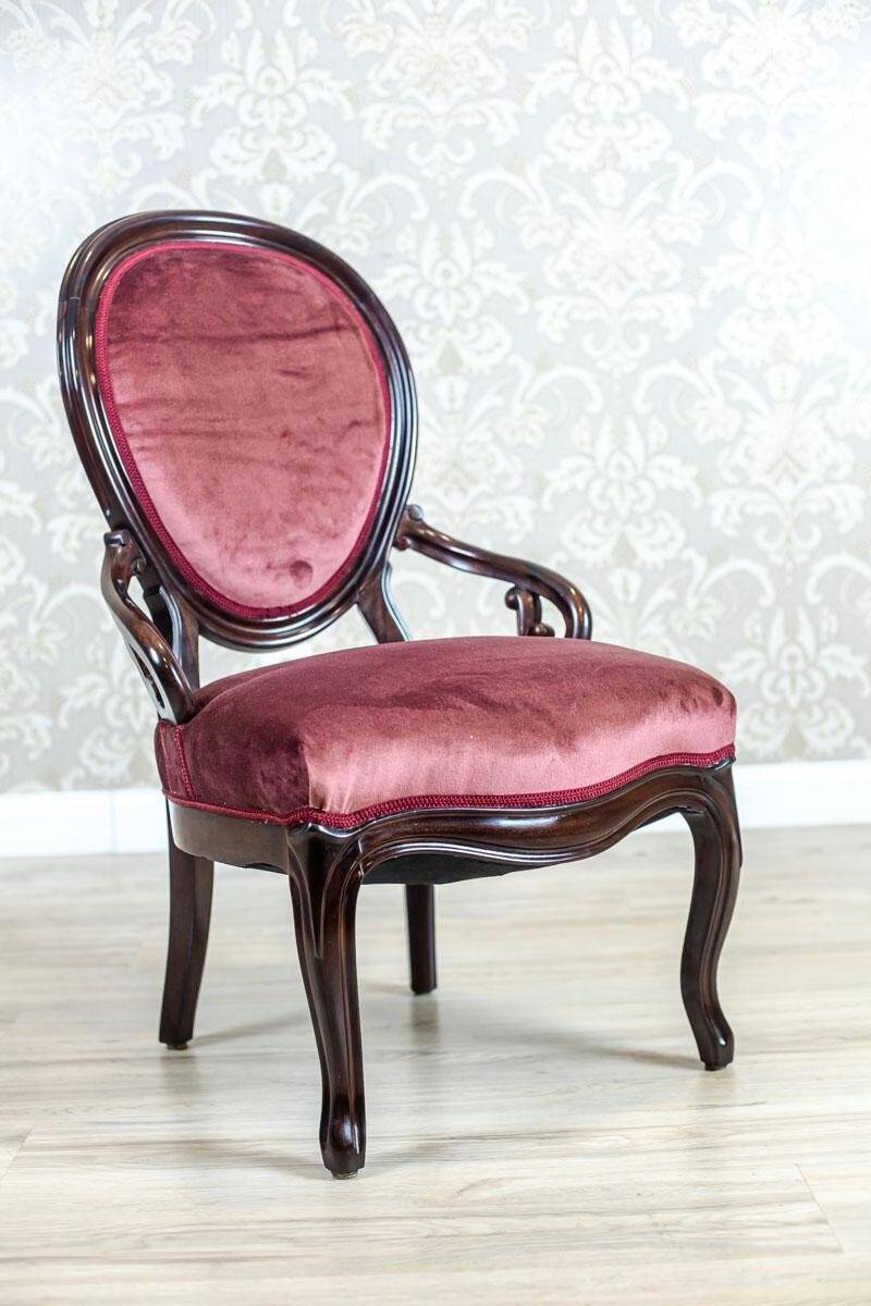 Louis Philippe Walnut Armchair, 1850s