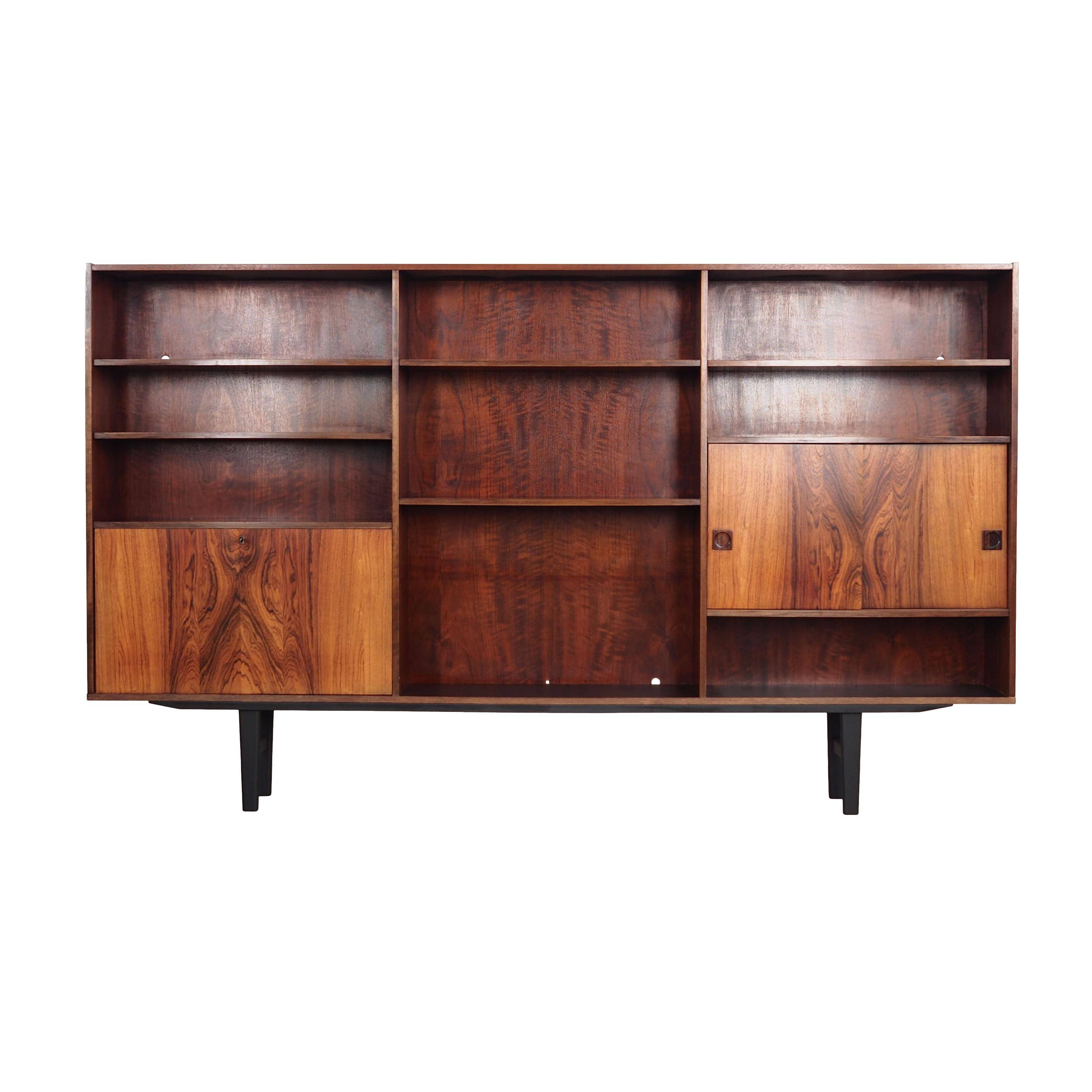 Rosewood bookcase, Danish design, 1970s, production: Farsø Møbelfabrik