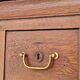 Antique solid wood workbench, dough cabinet from the 18th century.