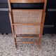 Vintage cannea folding chair