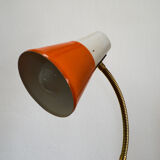 Vintage orange laying lamp