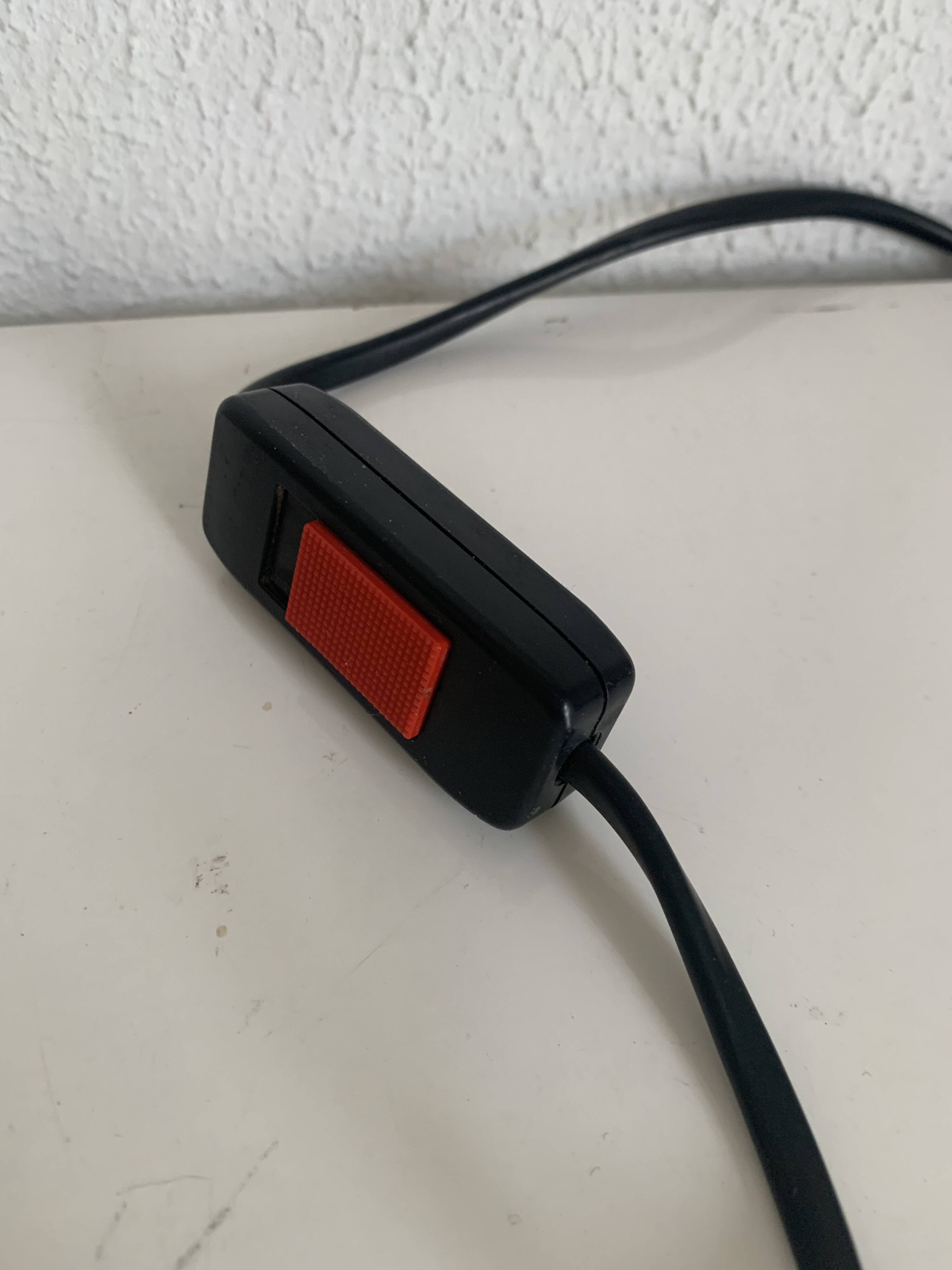 Lampe vintage 1960 bureau Veneta Lumi bleu ciel - 30 cm