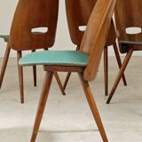 Set of 4 Lollipop chairs by Frantisek Jirak for Tatra 1960