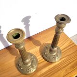 Pair of 19th century Neoclassical candlesticks