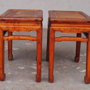 Pair of Chinese regional time stool XIX
