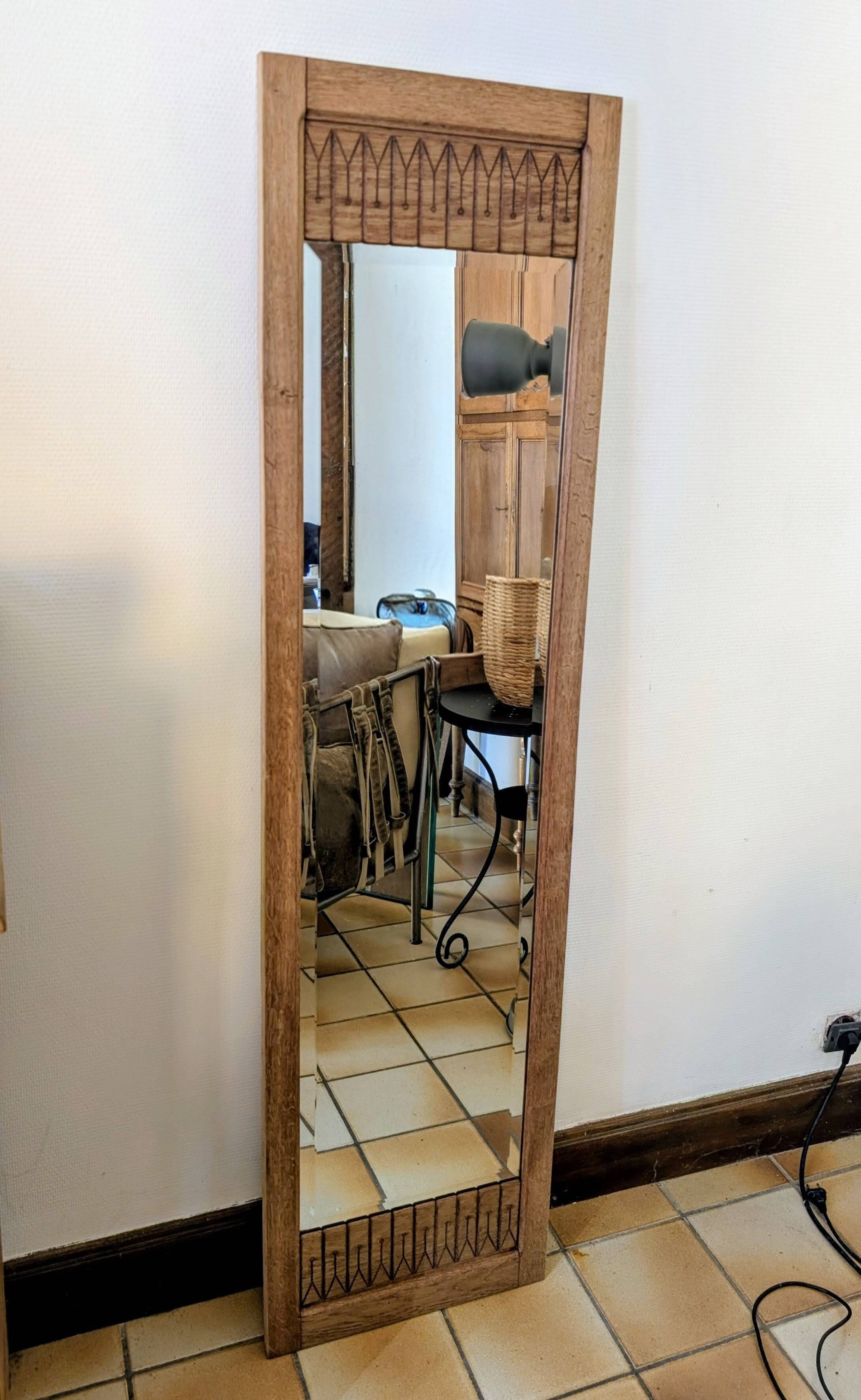 Miroir en chêne