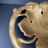 Bronze pocket trays vintage art nouveau vine leaves