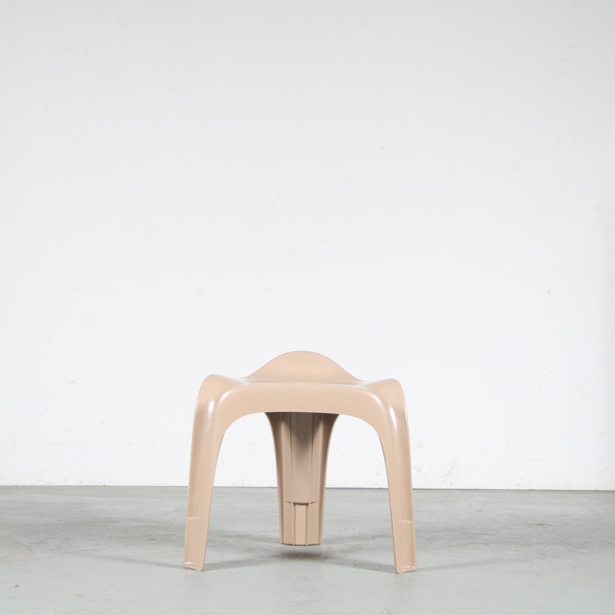 2000s Mocca “Casalino” stool by Alexander Begge for Casala, Germany