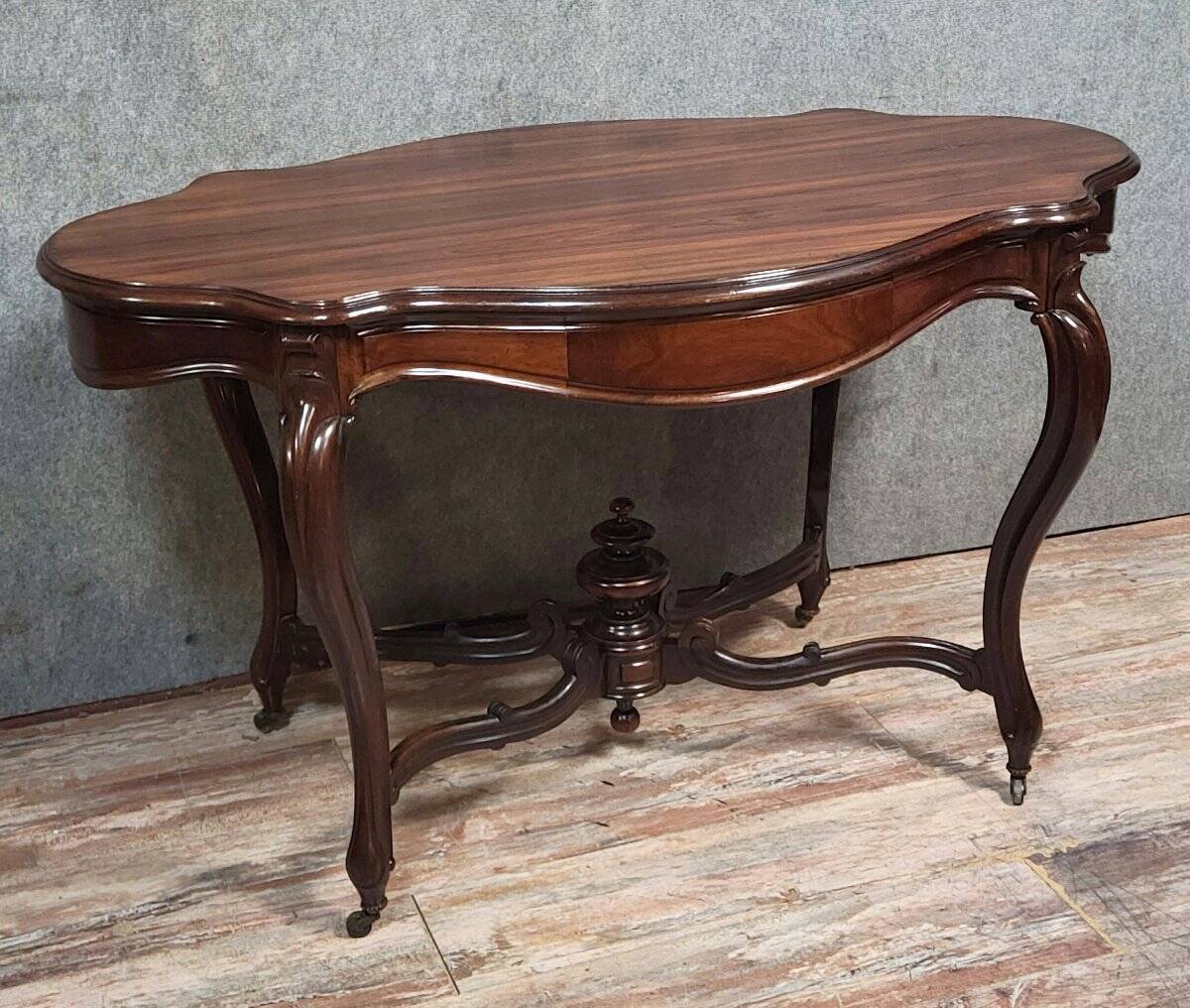 Gueridon Parisien dit "Violoné"époque Napoléon III en acajou