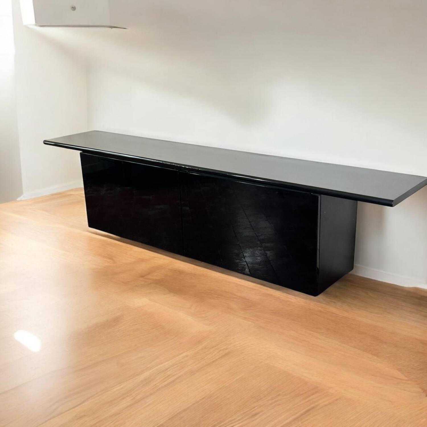 Giotto Stoppino & Ludovico Acerbis - Black Lacquered Sideboard Sheraton Ci Model