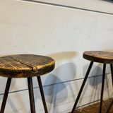 Industrial style bar stools